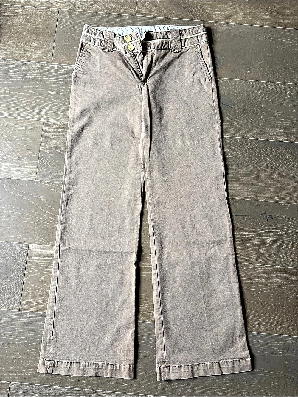 Khaki Gap Wide Leg Pants Size 6